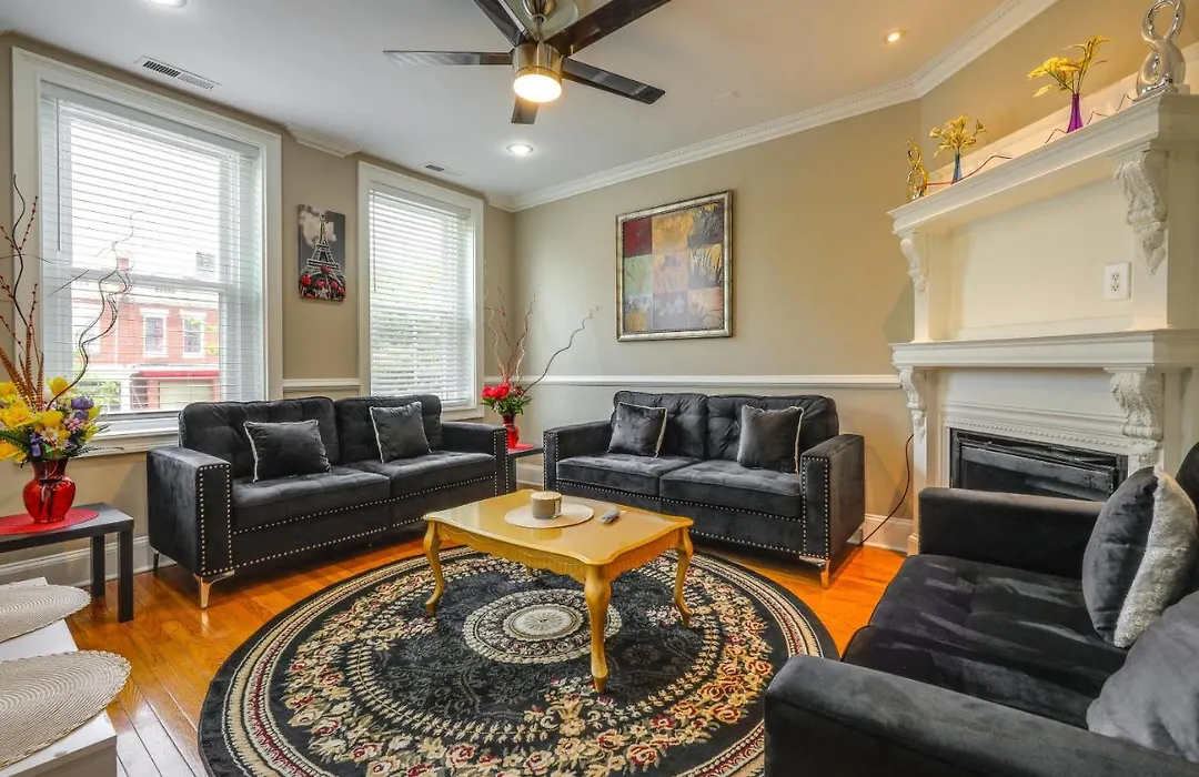 Wfh In Dc! Rowhouse Unit W/ Office & Deck By Hu-1